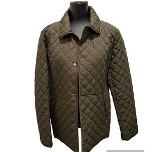 Ralph Lauren Quilted Jacket Olive Green XL